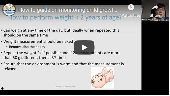 How to guide on monitoring child growth at home