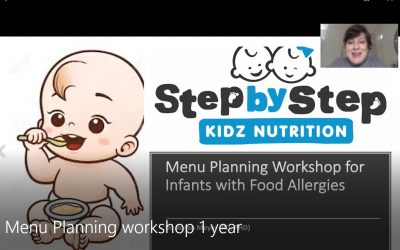 Menu Planning for children below the age of 1